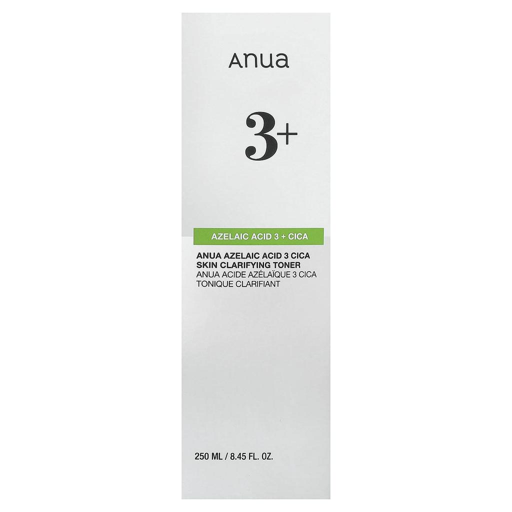 Anua, Azelaic Acid 3 Cica Skin, Clarifying Toner, 250ml (8.45 fl oz)