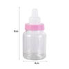 4 шт. Прозрачная детская бутылочка Конфетница Розовая Голубая Мини бутылочка для кормления Подарок на крестины