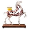 Horses To Success Office Ornaments Opening Gifts Light Luxury High-end Living Room Wine Cabinet Glass Cabinet High-end Feel Horse