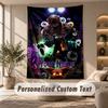 Doors Tapestry, Personalized Custom Text, Wall Hanging Tapestry For Living Room Home Wall Decor