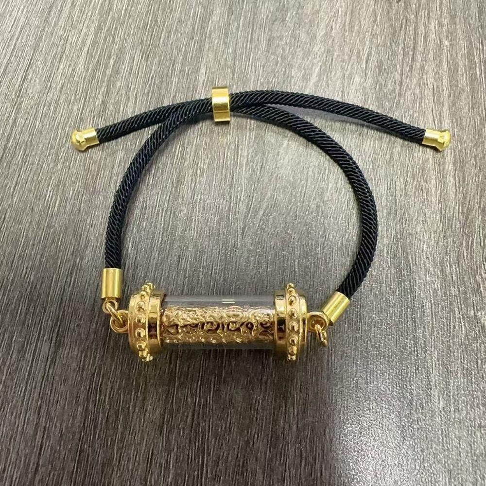 Роскошный браслет с заклинанием Простой браслет с молитвой о благословениях Тайский амулетный браслет для мужчин и женщин