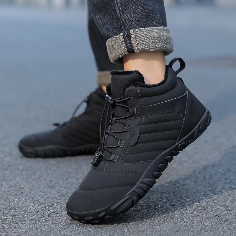TUINANLE Модные новые босоногие сноубутсы Зимняя теплая спортивная обувь Мужская и женская Уличные теплые походные ботинки для кемпинга