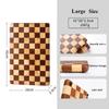 Solid Wood Cutting Board Household Use Wooden Double Colors Anti-skid Cutting Board Mosaic Chopping Pad Food Tray Kitchen Items