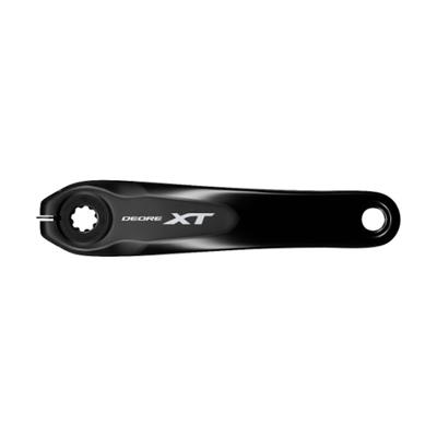 Шатуны Shimano DEORE XT 24мм Ось Серия Цвет M8100 Серия FC-M8050, Насечки, Hollowtech, 170.0мм, (с логотипом)