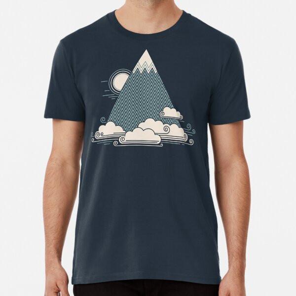 Cloud Mountain S до 5XL Сделано в Австралии/США Футболка