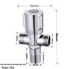ZH222 Stainless Steel Angle Valve with Thickened Brass Core