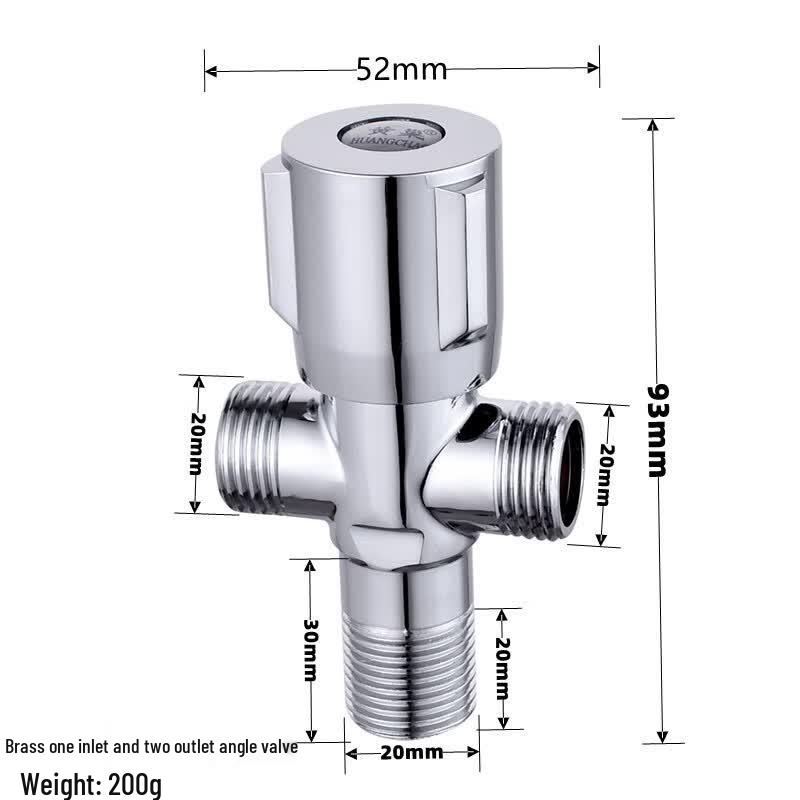 ZH222 Stainless Steel Angle Valve with Thickened Brass Core