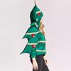 Women's Christmas Tree Hooded Cape Adult Cosplay Costume