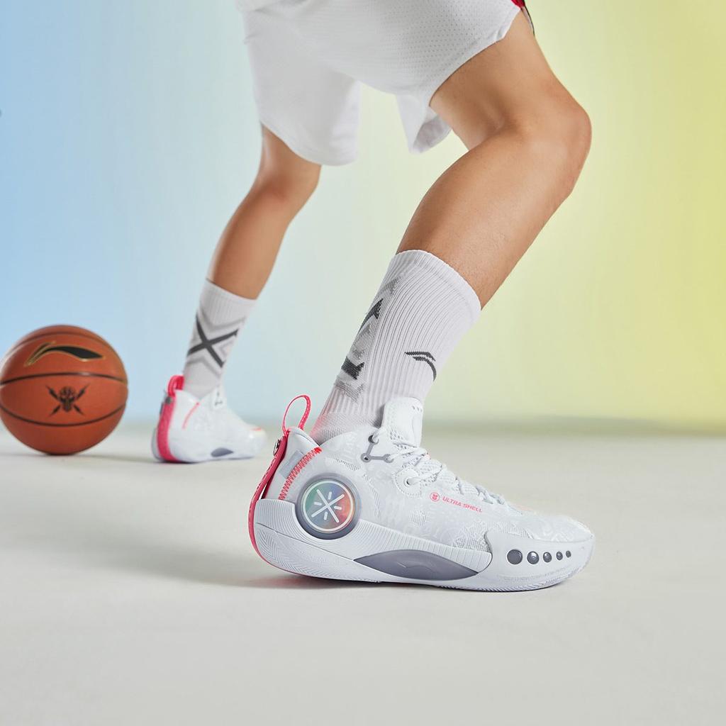 Баскетбольные кроссовки Li Ning Shadow 3 Mid top Мужские Стандартные Белые ABPT065-1