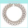 Metal Geometric Necklace Jewelry With Alloy Material For Casual Gift Wear