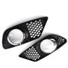 2pcs Fog Light Grille Bumper Cover A2048850253 For Mercedes C300 C350 2008-2011