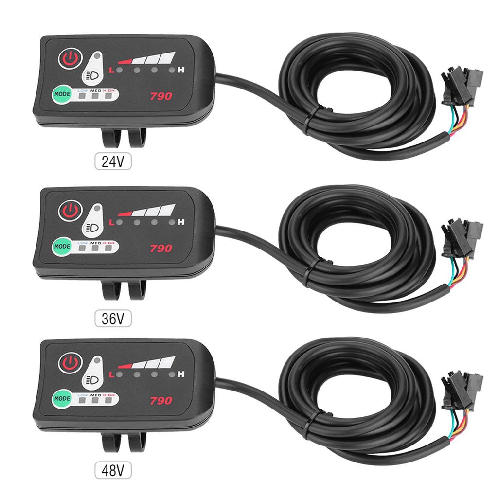 24/36/48 В, 3-скоростная водонепроницаемая светодиодная панель управления/дисплей-790 для электронных скутеров