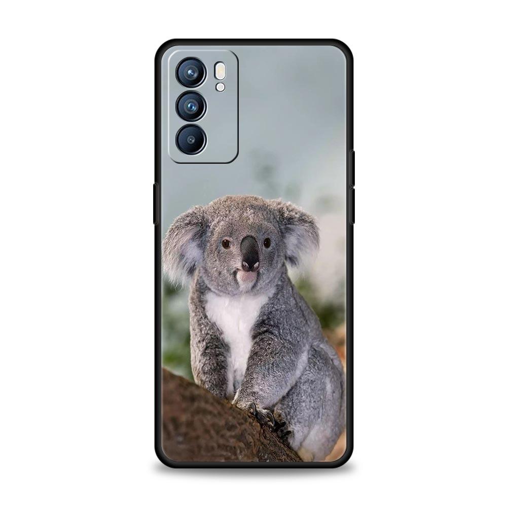 Чехол для телефона для Oppo Reno13 Reno12 Reno11 F Reno10 Pro A54 A53 A95 A76 A74 A57 A98 A80 A79 5G A78 4G Чехол Коала