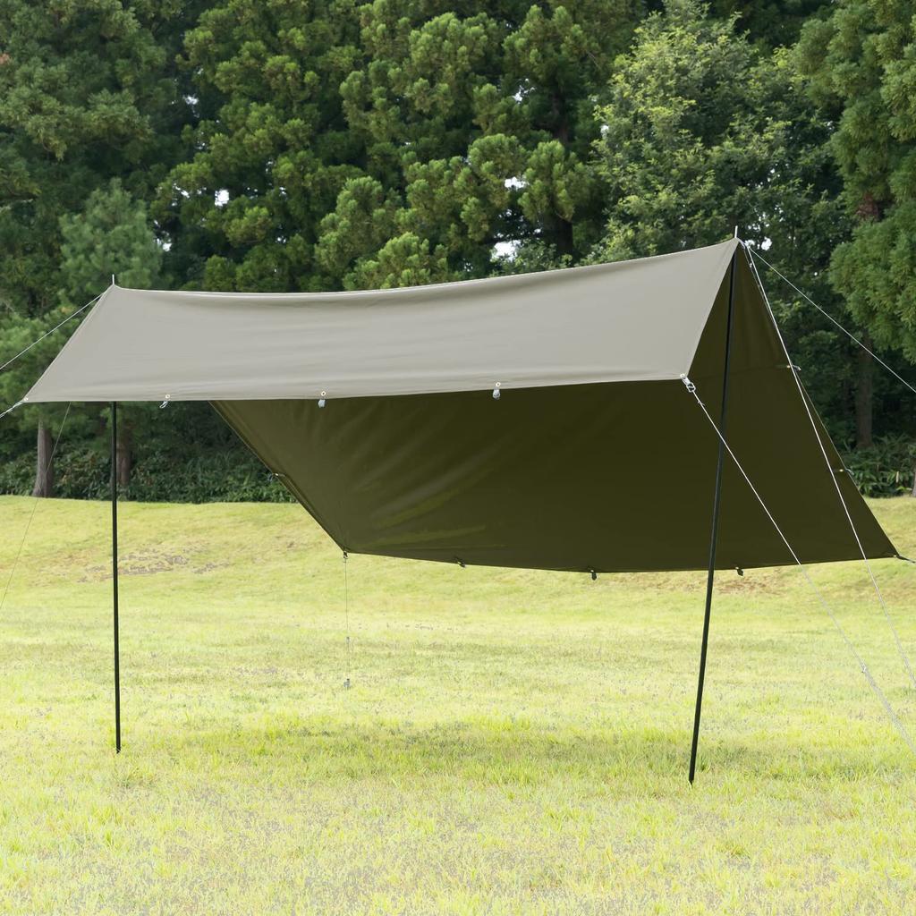 Палатка BUNDOK Square Tarp TC только 290x290 см BDK-133KA