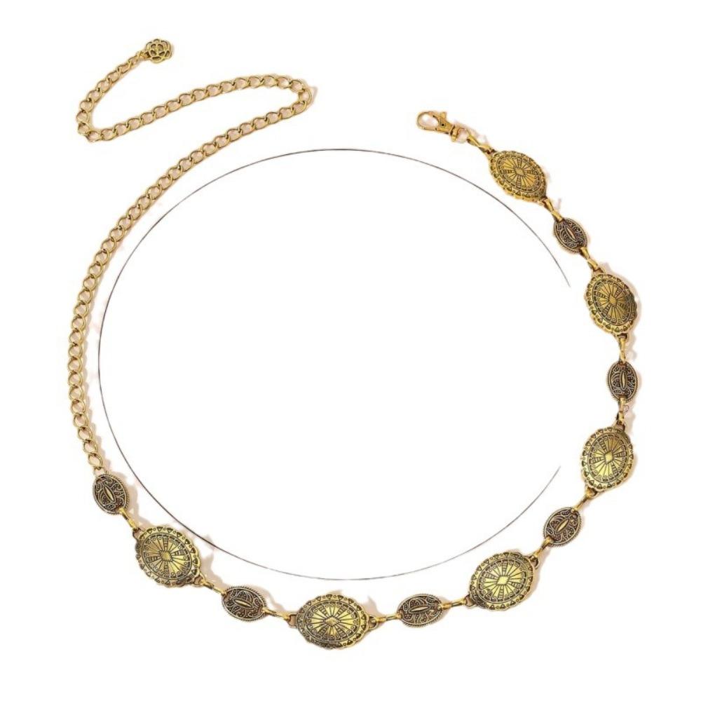 Belly Chain Dress Belt Chains Oval Tassel Body Chain Fashion Bohemian Waist Chains Women