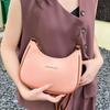 PU Leather Underarm Bag Stylish Ladies Handbags Ins Crossbody Bags  for Female