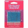 Glitter Birthday Pick Candles (Pack of 10)