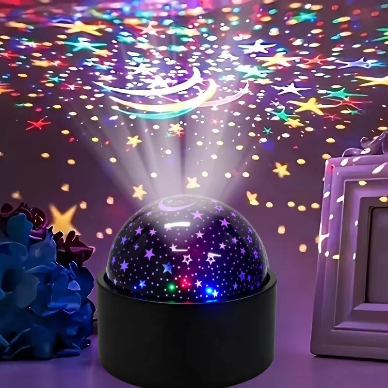Новый Проектор Звездного Неба Ночник Светодиодный Прожектор USB Подключение Световая Атмосфера Для Спальни Вечеринки Звездное Небо Луна Световая Атмосфера Декор