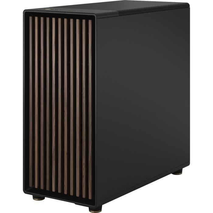 Boîtier PC - FRACTAL DESIGN - North XL Charcoal Black TG Dark - FD-C-NOR1X-02 - E-ATX - Design élégant en bois et en alliage
