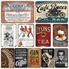 Whiskey Beer Metal Tin Sign Vintage Home Decor Retro Bacardi Metal Poster Sign Irish Pub Kitchen Cafeteria Restaurant Decoration