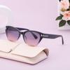 Cat Eye Sunglasses Female Outdoor Personality Street Shot Plain Glasses Sunscreen Sunglasses Female Shades