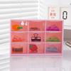 Multi-Layer Desktop Storage Box Large Capacity Dustproof Organizing Box Multifunctional Transparent Six Grid Drawer Storage Box