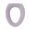 OKA Royal Collection Arts Toilet Seat Gray O-type Cover, (Washable, Scandinavian, Stylish)