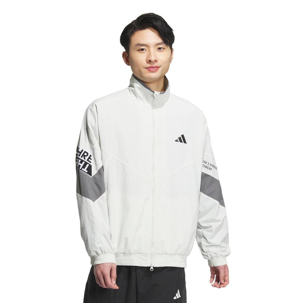 Adidas Wording Pack Loose Fit Mesh Lined Woven Jacket Ka1264