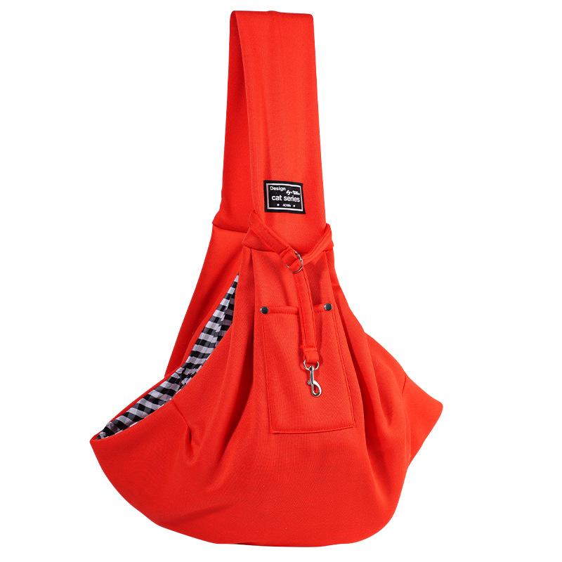 Однотонный рюкзак для кошек и собак через плечо