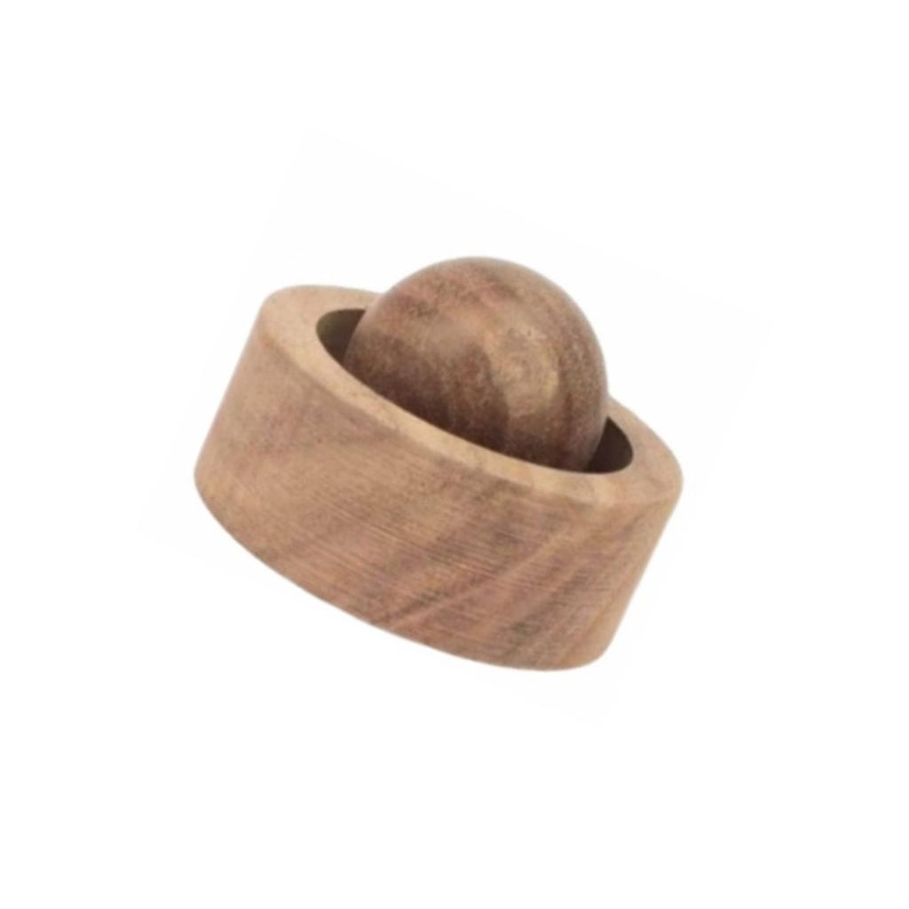 Natural Wood Essential Oil Diffuser Ball Handcrafted Solid Wood Aromatherapy Decor For Home Office And Car Use