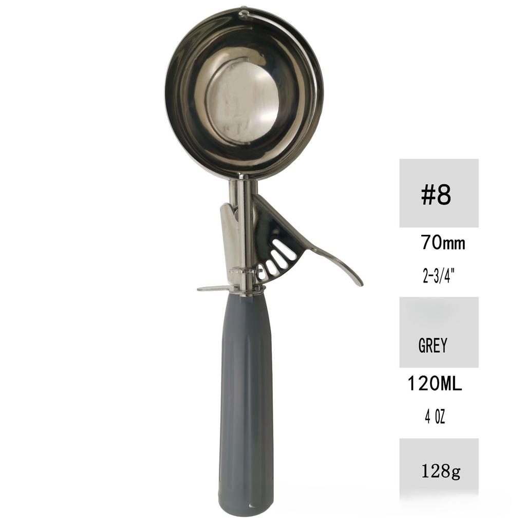 Ложки для мороженого из нержавеющей стали, экскаватор для мороженого, ложка для фруктового пюре, шарик для мороженого, совок, ложки для мороженого, кухонный инструмент