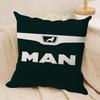 Cool MMAN Truck Art Cushion Cover Silky Short Plush DoubleSided Printed Pillow Case for Sofa All Seasons Home Decor Gift