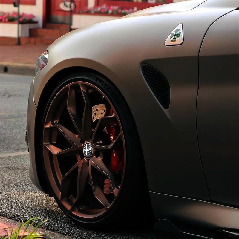 56mm Car Wheel Center Hub Cap Rim Cover Emblem Sticker For Alfa Romeo Mito Brera 147 Giulietta 159 156 Stelvio Sportiva Giulia