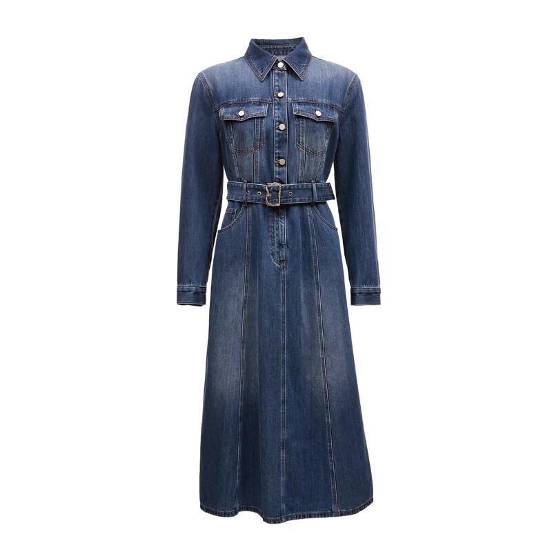 Veromoda Женское джинсовое платье из смесового хлопка