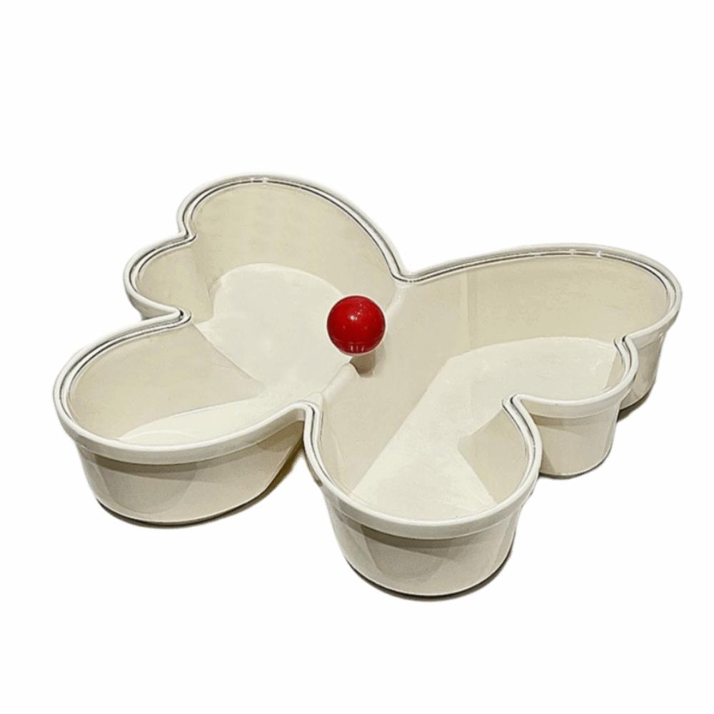 Butterfly-shaped Candy Storage Box Reusable Divided Serving Platter Fruit Plate Tray Fruit Trays