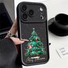 Чехол для телефона с принтом рождественской елки для iPhone 17 Pro 16e 16 15 14 13 12 Pro Max 11 Мягкий силиконовый чехол для iPhone 15 16 Plus 17 Air