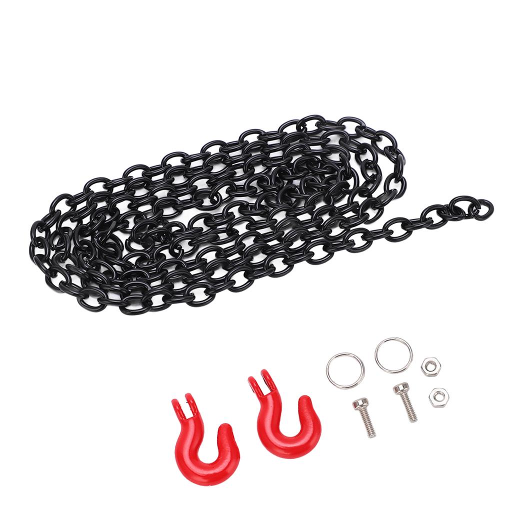 RC Car Metal Tow Hook Chain Decoration Climbing Remote Control Car Accessories for SCX10