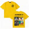 Rapper Junior H Album Cover High Quality T Shirt Unisex Women Aesthetic Short Sleeve Double Sided Print Y2K Oversized Tee Teenagers