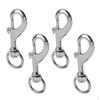 4 штуки нержавеющая сталь круглое ушко вертлюг карабин зажим для собачьей цепи 88мм