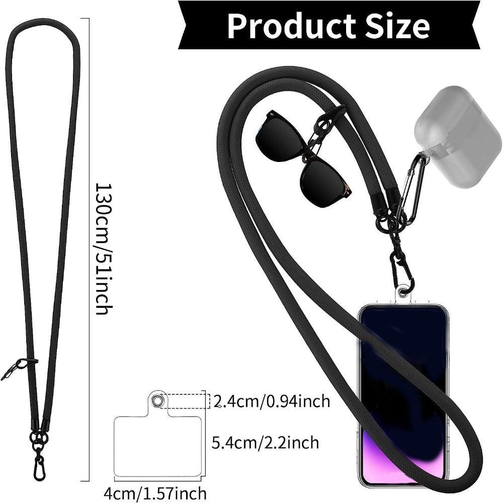 Съемный ремешок для мобильного телефона, регулируемый утолщенный шнурок для карты сотового телефона