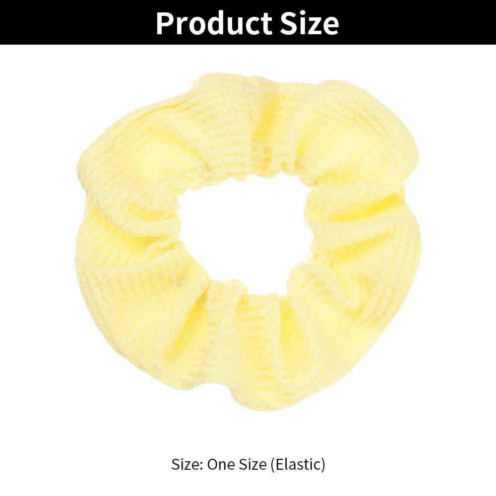 Стиль Цветок Аксессуары для волос Клетчатый принт Желтые резинки Резинки для волос Веревка для волос Головной убор для девочек