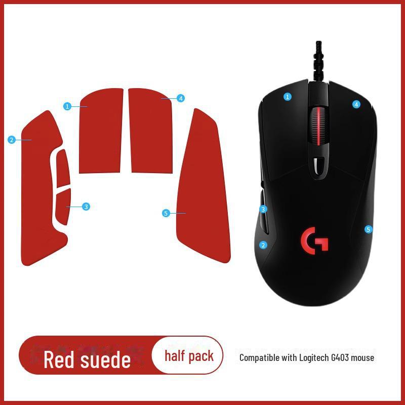 Logitech G703/G603/G403 Mouse Anti-Slip, Sweat-Absorbent, Sweat-Proof Side Stickers & Foot Pads