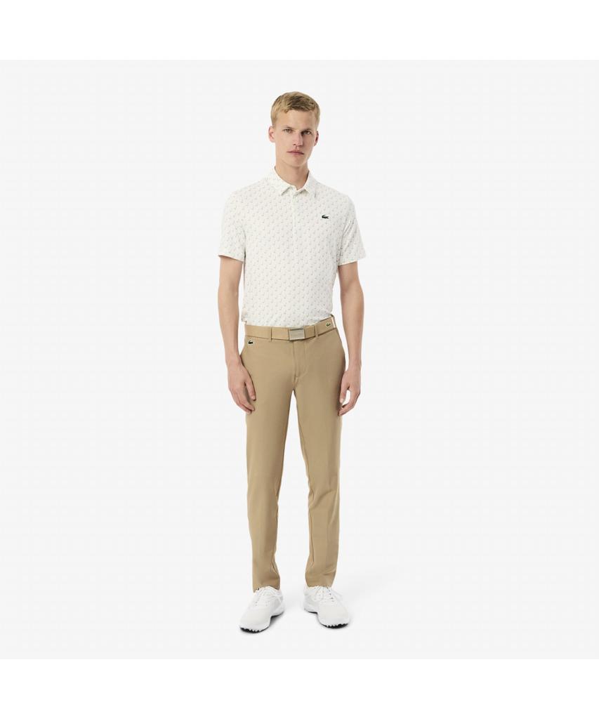 Мужские зауженные хлопковые брюки для гольфа LACOSTE Hh0921-55N 02S