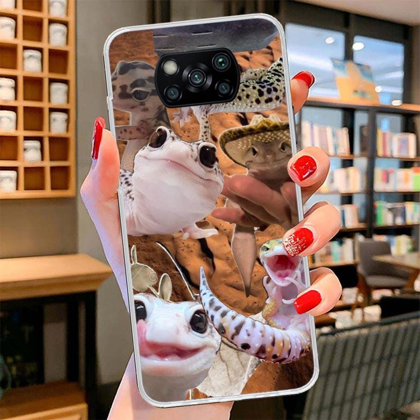 Lizards Geckos Cover Phone Case For Xiaomi Poco F7 Ultra X7 X6 X5 Pro M7 Redmi 15C 15 13C 13 12C 12 10C 10 9A 9C 9T 9 Shell Poco