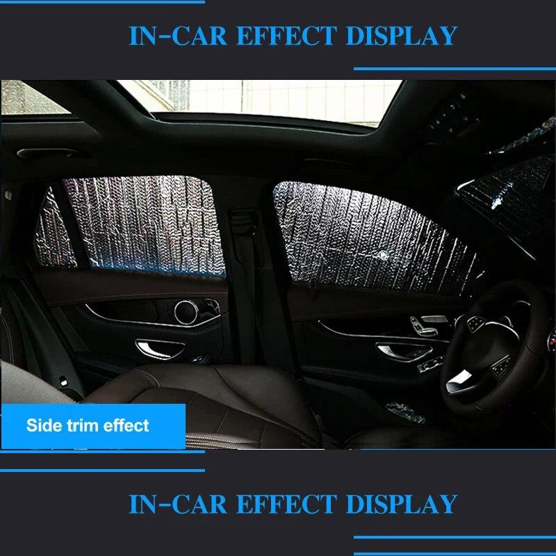 Полностью покрывает солнцезащитные козырьки для Toyota Rav4 XA40 2013 2014 2015 2016 2017 2018 автомобильные аксессуары Защита от солнца козырек для бокового окна Shaby