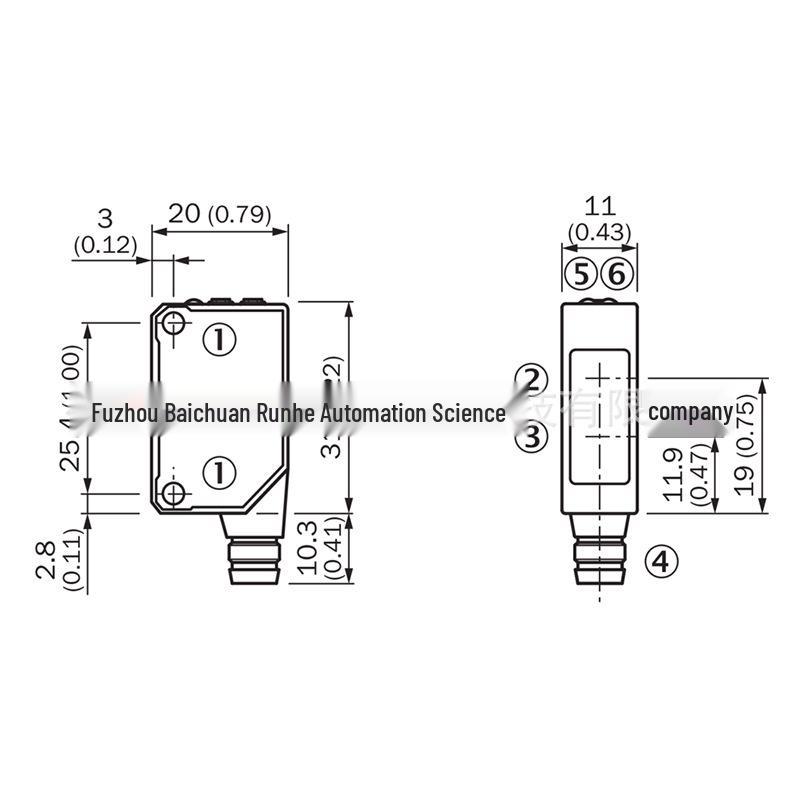 Совершенно новый WT100-2N3419 Больной Миниатюрный Фотоэлектрический Датчик-Выключатель 6052376