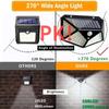 LED Solar Wall Lamp All Sides Luminous Induction Lamp Human Waterproof Outdoor Courtyard Stairs Light Garden Wall Lamp Decor