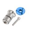 Aluminum Alloy Stem Headset Top Cap Bike Fork Expander Bung 11.25inch (Blue)