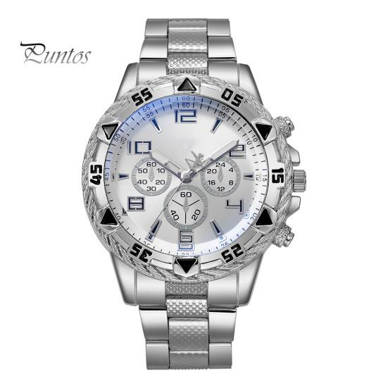 Мужские деловые часы, роскошный ремешок из сплава, 3 руки, минималистичный металлический мужской костюм, кварцевые часы, модные украшения, подарок на день рождения