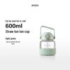 Buydeem Detachable Hot/Cold Glass Straw Tumbler